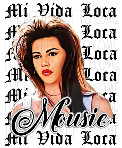 Mousie Mi Vida Loca Stacked Digital Download PNG File - Etsy