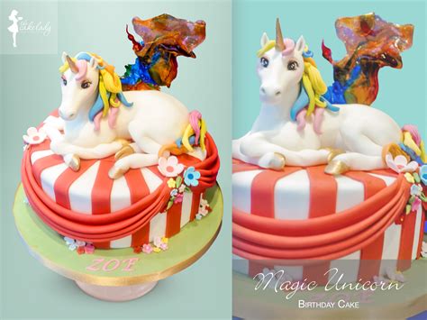 Magic Rainbow Unicorn - CakeCentral.com