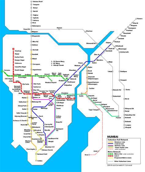 MUMBAI LOCAL TRAIN ROUTE, Mumbai Local Train Map, Harbour, Western