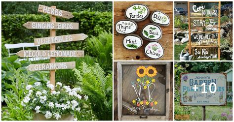 10+ Lovely Garden Sign Ideas That Add Style To Your Outdoor Sanctuary