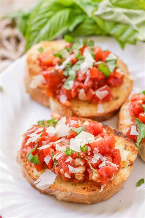 Easy Bruschetta Recipe Just 5 Ingredients Video Lil Luna