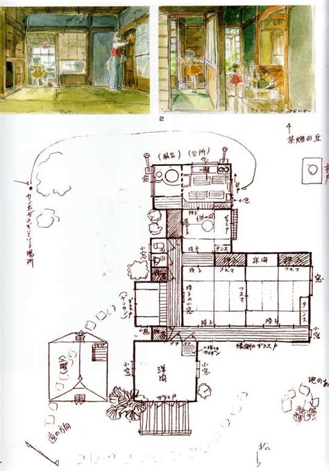 My Neighbor Totoro House Floor Plan - floorplans.click