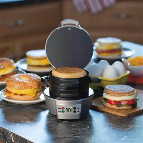 Breakfast Sandwich Maker & Timer - 25478 | HamiltonBeach.com