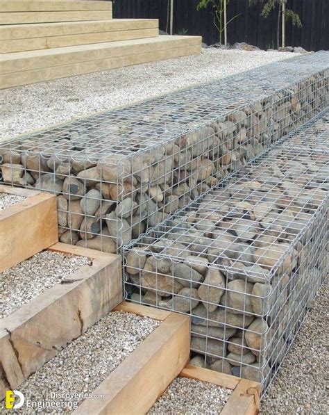 Amazing Gabion Walls Ideas With Guide - Engineering Discoveries | Gabion wall, Patio garden ...