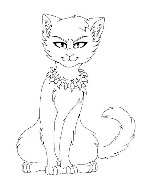 Scourge in Warriors Cats coloring page - Download, Print or Color ...