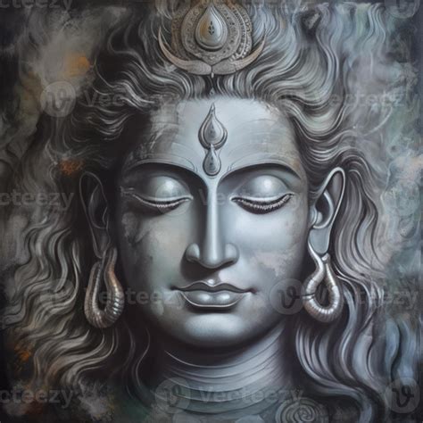 Lord Shiva Meditating Soft And Peaceful Face Shining Image 22692119