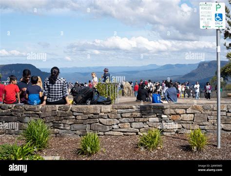 Echo Point Lookout, Blue Mountains, Australia Stock Photo - Alamy