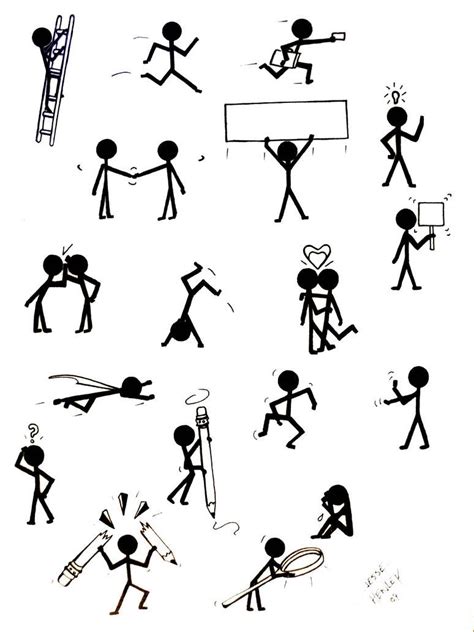 Stick Figure Concepts by jessehenley | Stick figure drawing, Stick ...