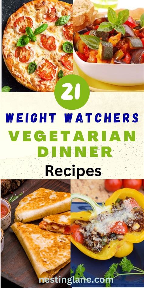 Weight Watchers Vegetarian Dinner Recipes | Weight watchers vegetarian ...