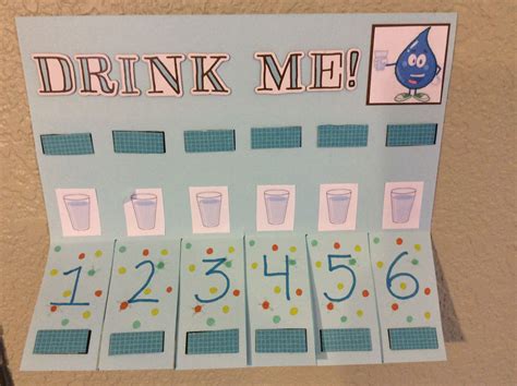 Chart for tracking kids water consumption | Learning, Chart, Water ...