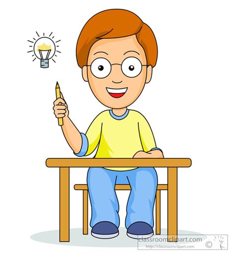 Student thinking clipart biezumd 2 - WikiClipArt