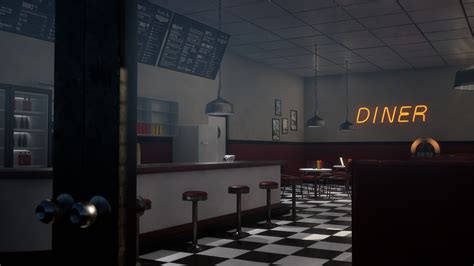 Diner Interior Pack in Environments - UE Marketplace