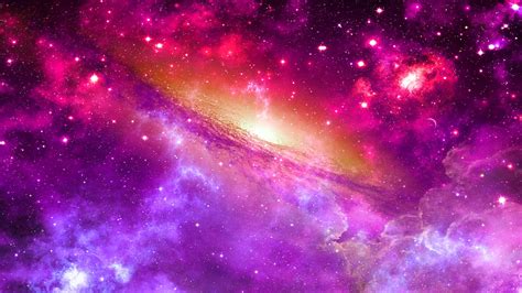 Purple and pink galaxy HD wallpaper | Wallpaper Flare