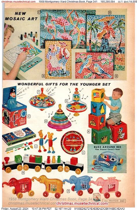 1958 Montgomery Ward Christmas Book, Page 341 - Catalogs & Wishbooks