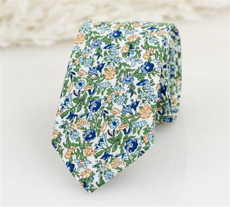 Sage Green Floral Tie, Sage Green, Coral and Navy Floral Tie, Forest ...