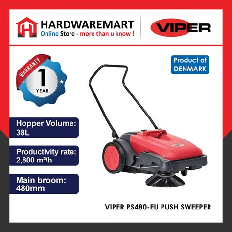 NILFISK VIPER PS480-EU Push Sweeper 230V 50000492 - HardwareMart Online ...