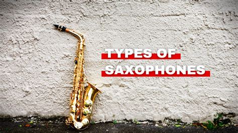 Saxophone Types: 4 Common Types & Other Sax Family Members - Orchestra ...