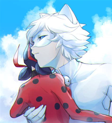 Ladybug and Chat Blanc - Miraculous Ladybug Fan Art (44162154) - Fanpop