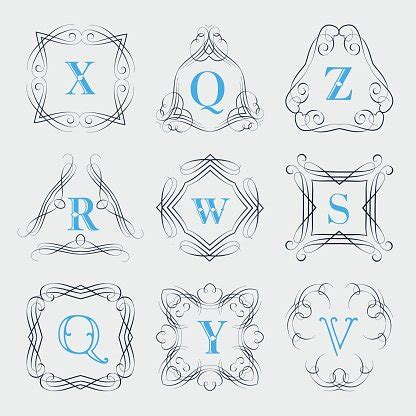 Monogram Logo Template Stock Clipart | Royalty-Free | FreeImages