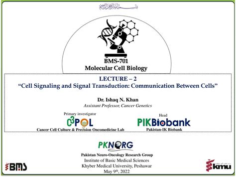 SOLUTION: Cell Signalling and its types - Studypool