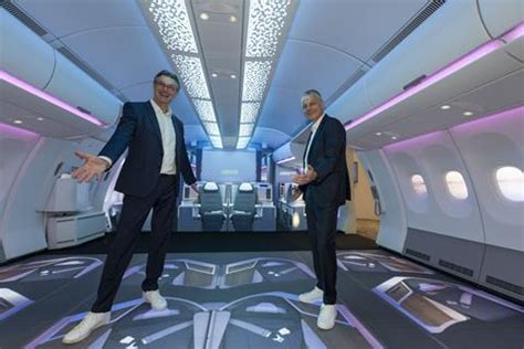 Airbus unveils new A330neo premium cabin interior | News | Flight Global