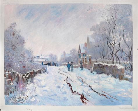 Monet Snow Paintings