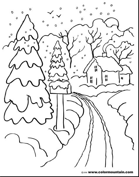 Summer Landscape Coloring Pages For Adults Coloring Pages