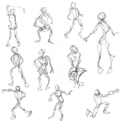 Basic Drawing 1: Examples of Gesture Drawing from the web