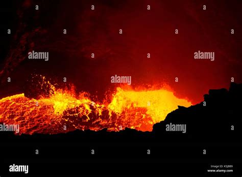 Masaya volcano active lava lake Nicaragua Stock Photo - Alamy