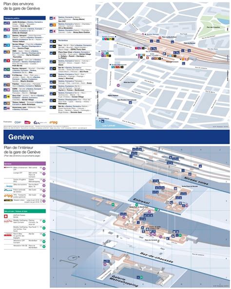 Geneva Train Station Map - Ontheworldmap.com