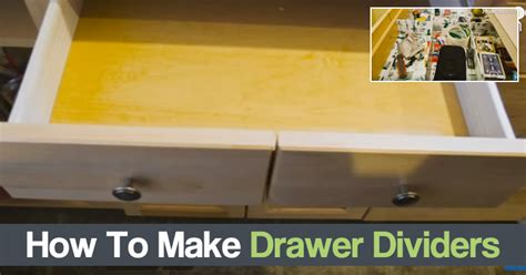 DIY Craft Zone How To Make Drawer Dividers - DIY Craft Zone