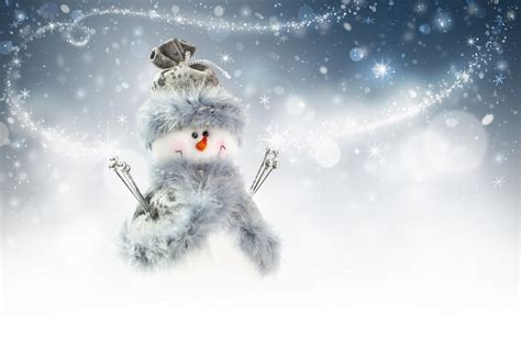 Winter Snowman Wallpaper - WallpaperSafari