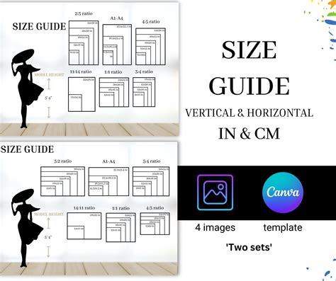 Art Print Size Guide, Aspect Ratio Wall Art Size Guide, Poster Size ...