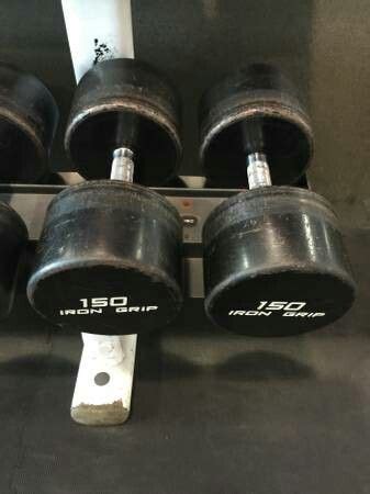 √ Used Iron Grip Dumbbells