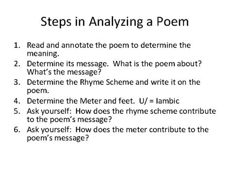 Poetic Rhythm Rhyme Meter Types Of Rhyme Structure