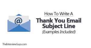 How to Write a Thank You Email Subject Line (Examples Included)