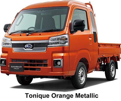 New Subaru Sambar Grand Cab Truck Body colors, Full variation of ...