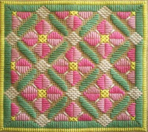 6 Free Bargello Needlepoint Patterns for the Weekend