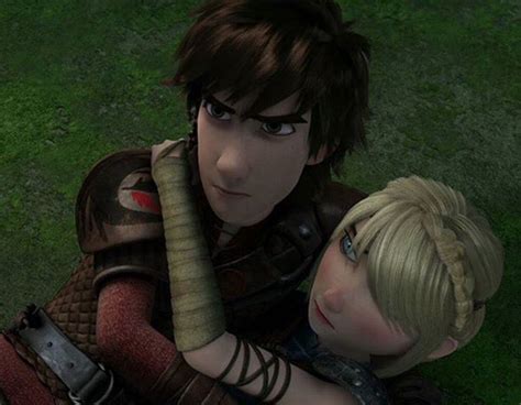 Hiccup being very protective of Astrid from Dreamworks Dragons Race to ...