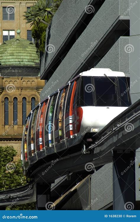 Sydney monorail stock photo. Image of construction, railway - 1638230