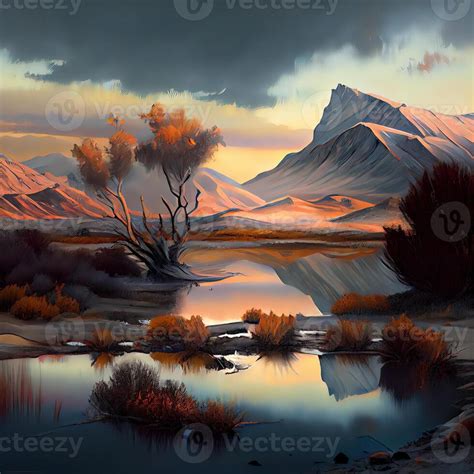 Landscape Art - Ai Generated 22416393 Stock Photo at Vecteezy