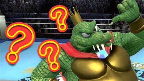 5 WTF Questions About Super Smash's King K. Rool Smash Bros Ultimate's ...