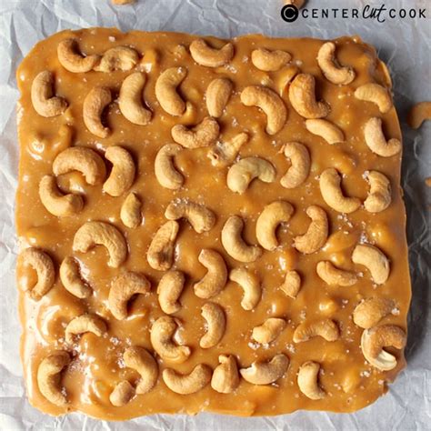 Caramel Cashew Bars - CenterCutCook