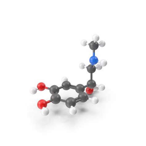 Adrenaline Epinephrine Molecule 3D Object 2381284971 | Shutterstock