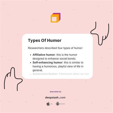 Types Of Humor - Deepstash