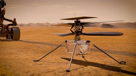 NASA's Ingenuity helicopter dropped on Mars' surface ahead of flight - CGTN