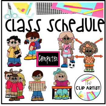 Free Classroom Schedule Clipart