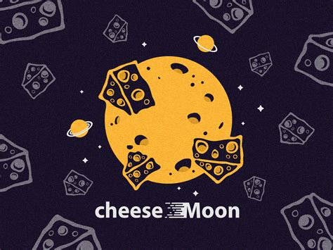 Cheese Moon | Illustration design, Food graphic design, Cool skateboards