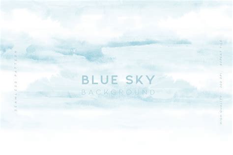 Blue Sky | Graphic Patterns ~ Creative Market