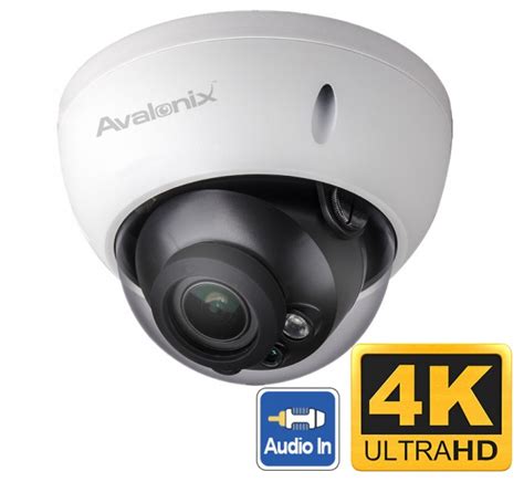 4K Dome Security Camera, HD over Coax